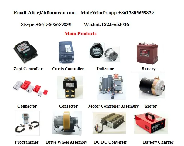 1204m-5203 36V 48V 275A Assembly with Accelerator Pedal Complete Kits