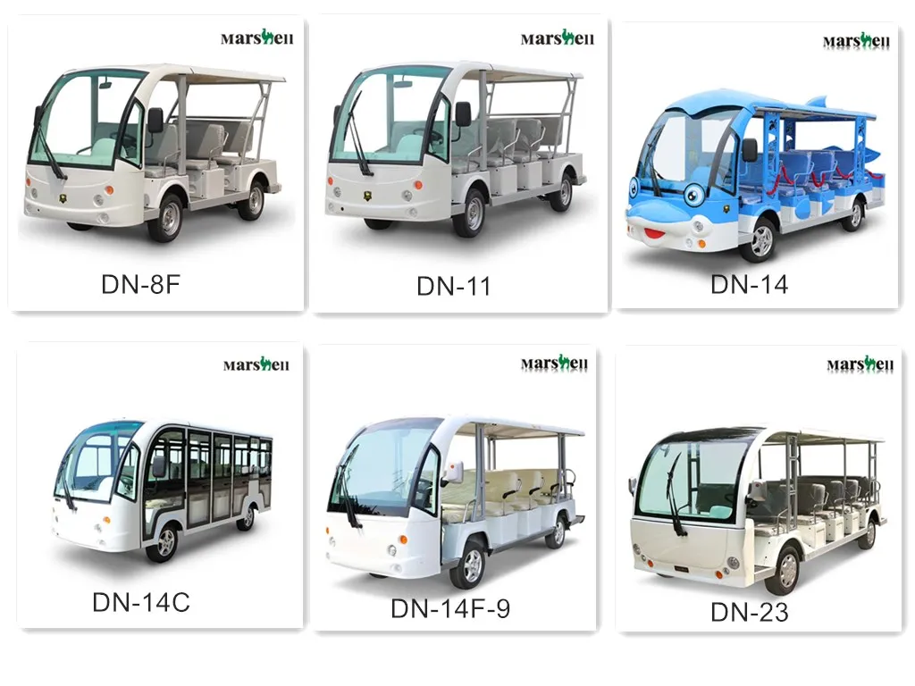 14 Seats Environment Friendly Electric Classic Passenger Car Sightseeing Bus for Sale (DN-14F-9)