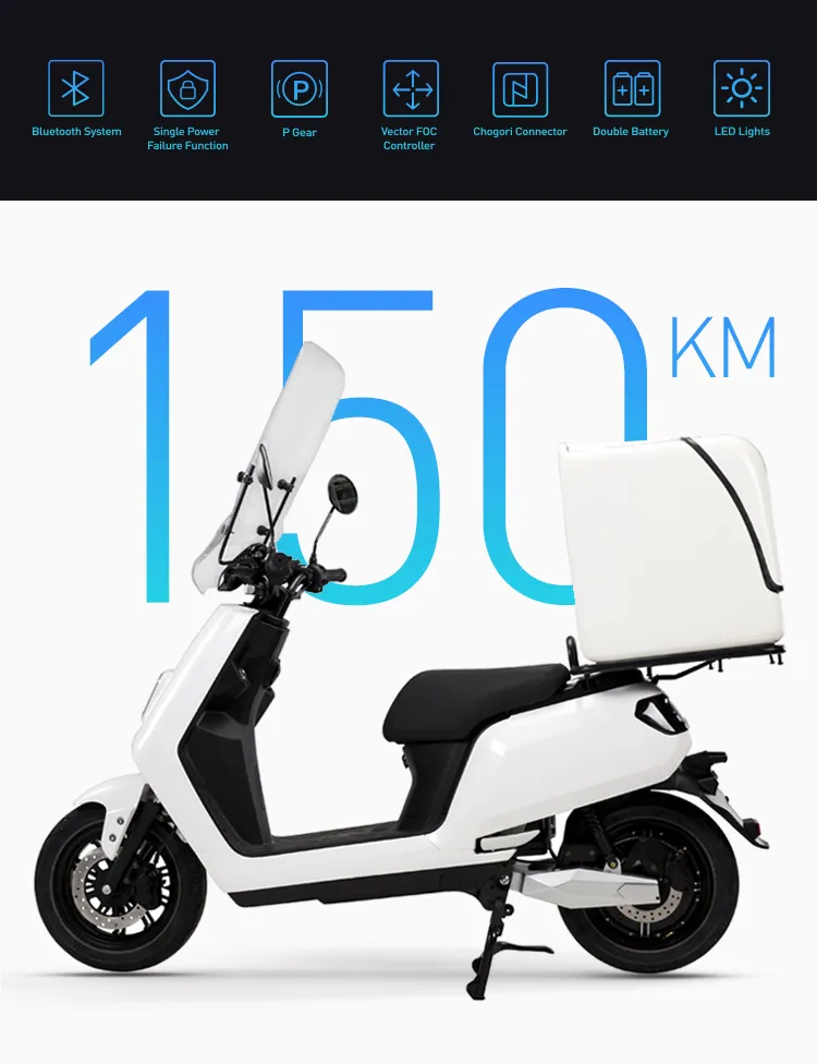 2 Wheel EEC Delivery Electric Scooter for Adults Cheap Price 3000W
