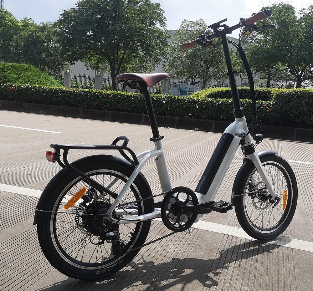20-Inches Folding Electrical City Bikes 250W with Inner Lithium Battery