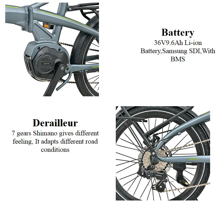 250W 36V7.8ah Li-ion Battery Electric Bike 5-6 Hours Electric Dirt Bike 5-Lever LCD Display 55-65km by PAS Electric Powered Bikes