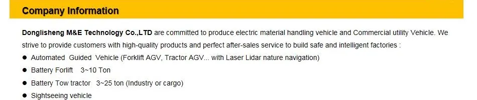 3-25 Ton Material Material Handling Truck Vehicle Towing Tractor Forklift Agv