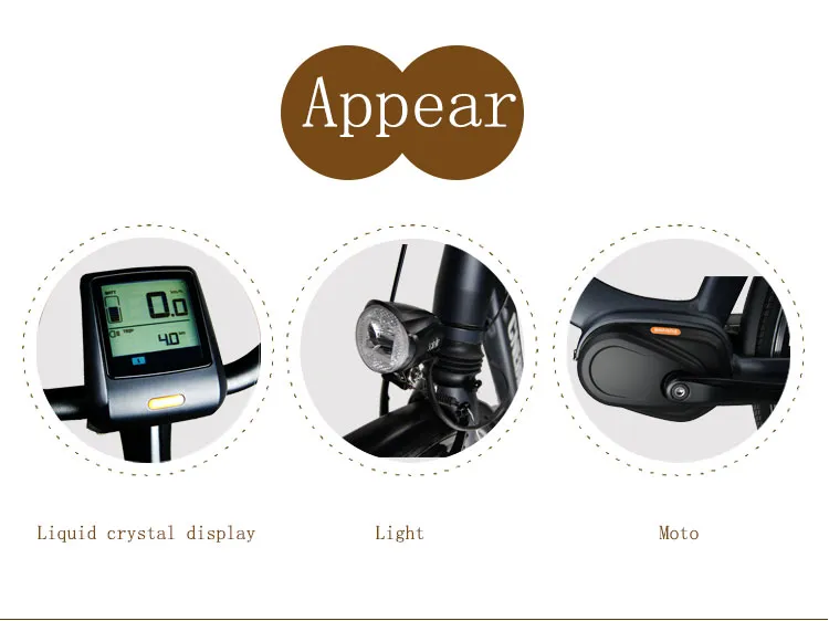 36V 250W Electric Balance Bike Electric Chopper Bike Road Bike