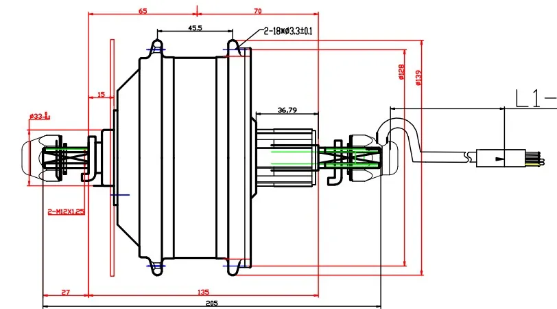 48V 350W Wheel Hub Motor Electric Bicycle Mini Motor Bike Electric Conversion Kit