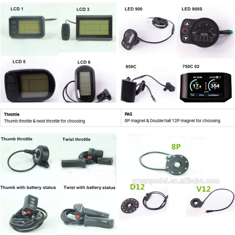 48V 350W Wheel Hub Motor Electric Bicycle Mini Motor Bike Electric Conversion Kit
