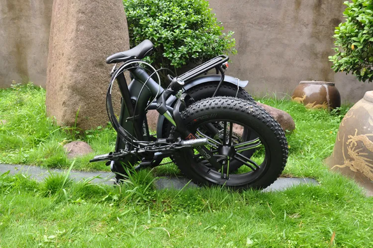 48V Electric Bike Fat Tire 48V Kenda 20′′*4.0 Electric Fat Bike 48V 500W Folding Electric Bike