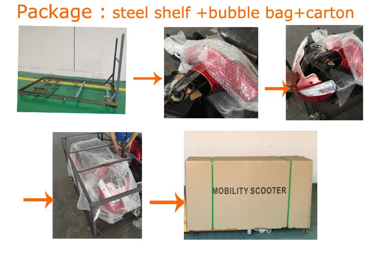 500W 48V Motor Handicap Scooter for Disabled People (TC-022)