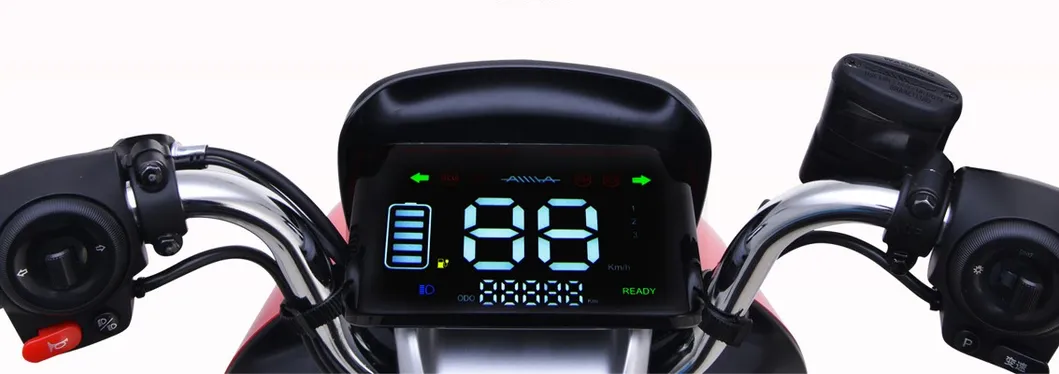 500W 60V/20ah Motor Electric Scooter Bike Moped with Pedals for Adult