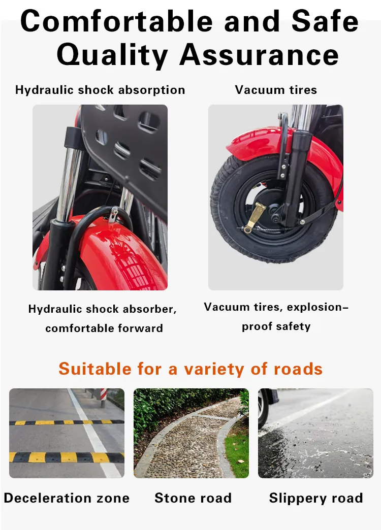 500W800W Stable 3 Wheel Electrico Triciclo Electric Tricycle for Aults