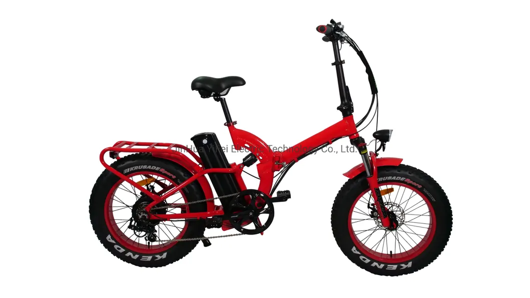 50km High Speed Big Tire Suspension Fat Electric Bike