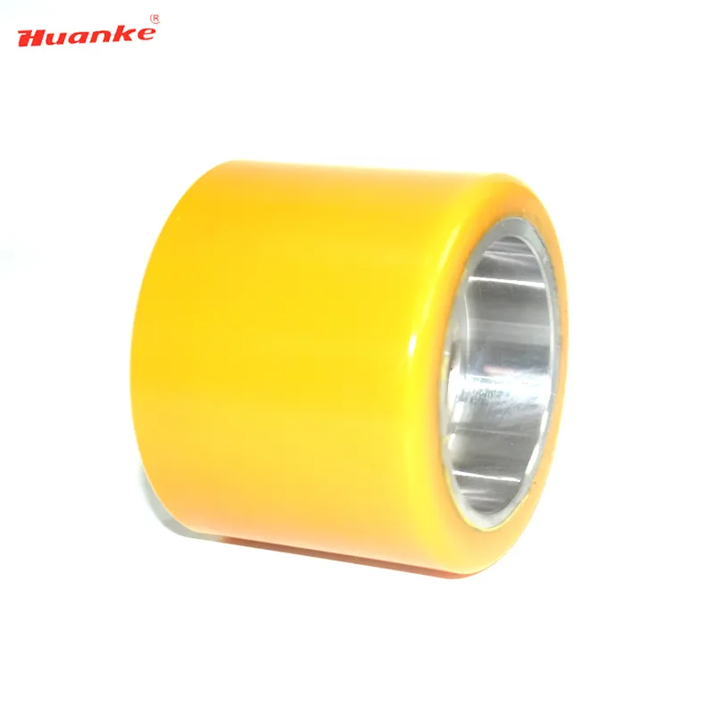80*64mm PU Coated Iron Core Load Wheel for Hangcha Pallet Truck
