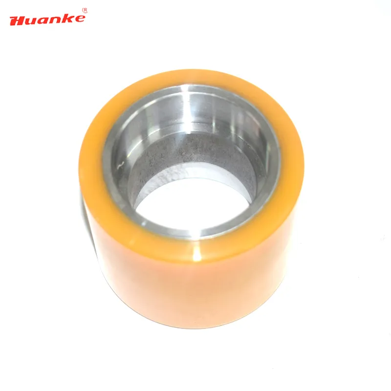 80*64mm PU Coated Iron Core Load Wheel for Hangcha Pallet Truck