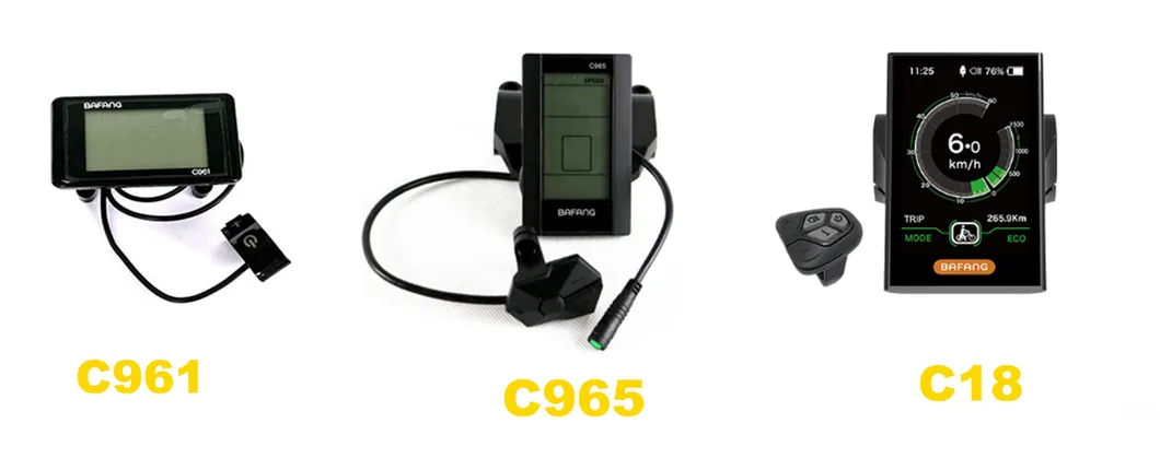 Bafang BBS01 36V 350W MID Drive Motor Kit with Colorful Display