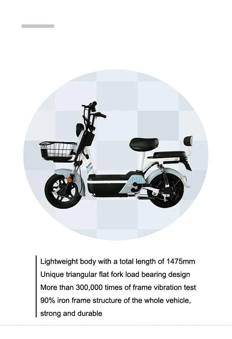 Bicicletas Bike Electricas Adults Car Electric Bicycles Top Sale Electric 48 V Full Steel Frame + ABS Plastic 351 - 500W 48V 40-80km