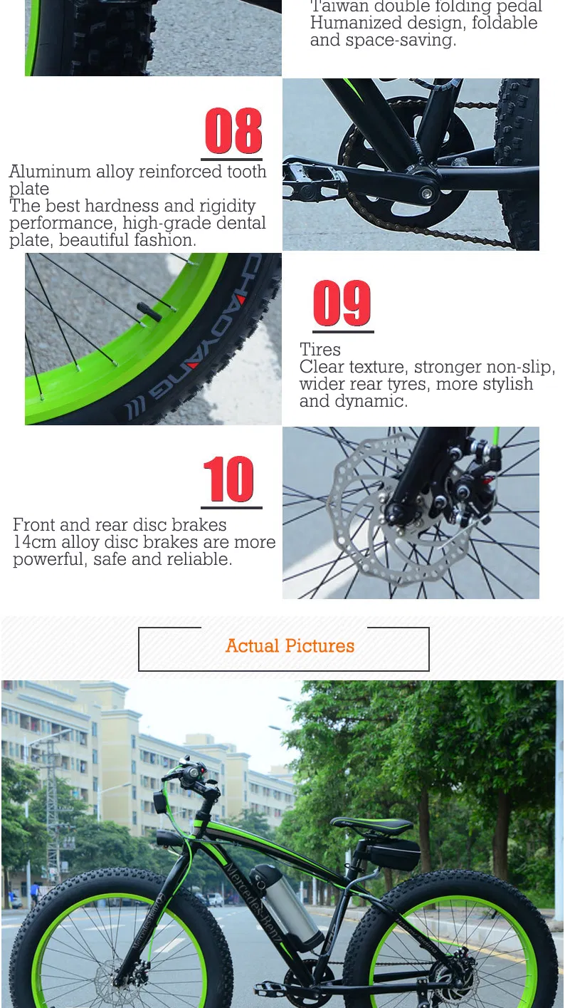 China Cheap Bike Electric Bicycle Fat Mountain Hub Motor Ebikes 500W 1000W Elektrikli Bisiklet Electric Byke Bicycle