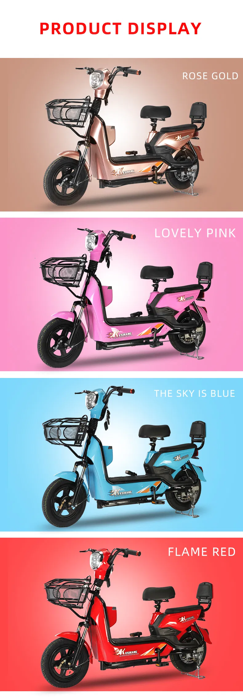 China Electric Handicapped Scooter Brushless Motor Ebike Controller 36V 30km/H Electric Mountain Bike