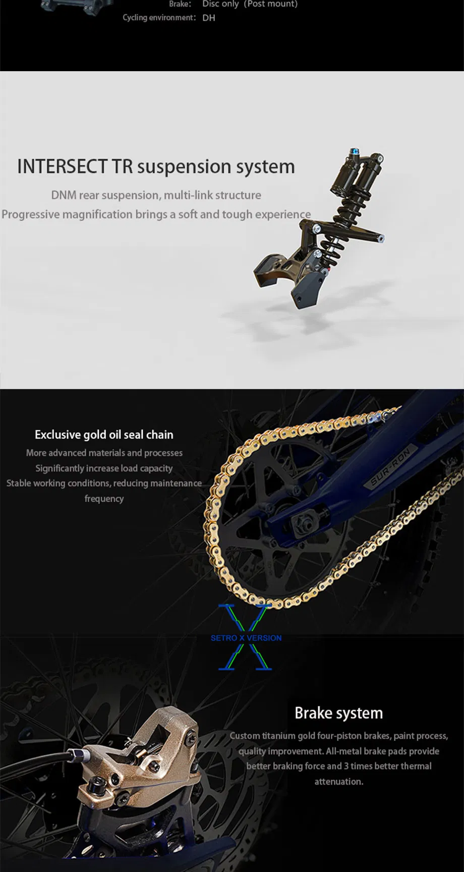 China Sur Ron Light Bee off-Road Dirt Bike Electric Motorcycle off Road 5400W Motor, E Bicycle for Sale Bicicleta