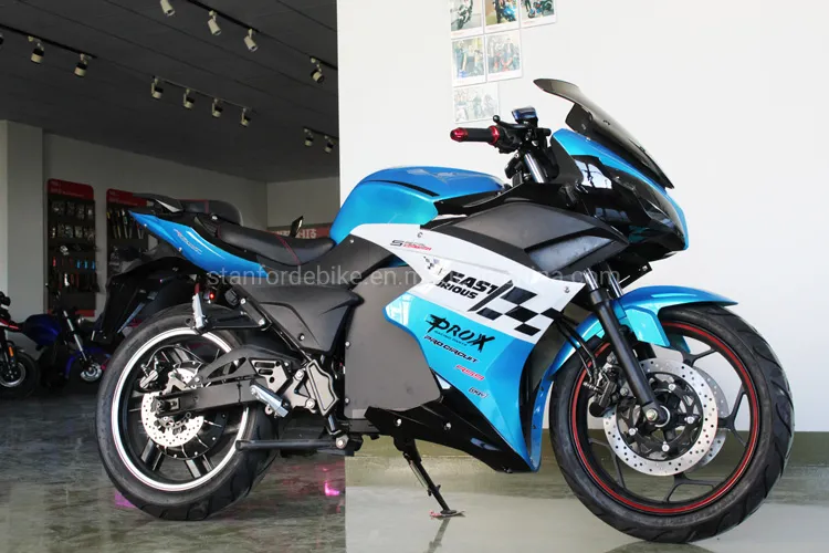 Chinese Good Sale Racing Motorcycle with 72V 80A Lithium Battery