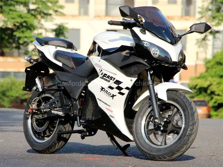 Chinese Good Sale Racing Motorcycle with 72V 80A Lithium Battery