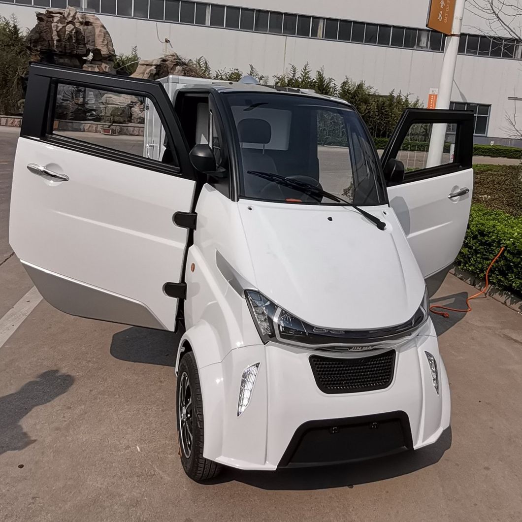 Closed Cabin 4 Wheel Electric City Cargo Vehicle for Delivery Packages