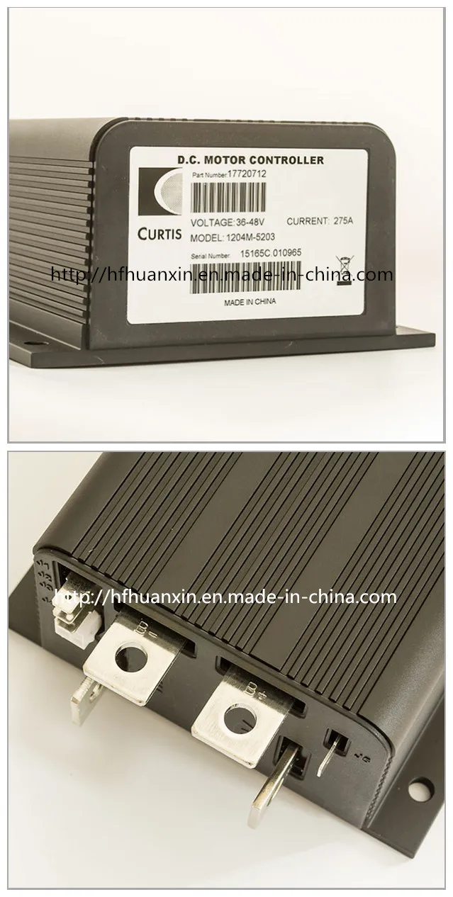 DC Motor Speed Controller 1204m-5203 36V 48V 275A Electric Rickshaw Bicycle Spare Parts