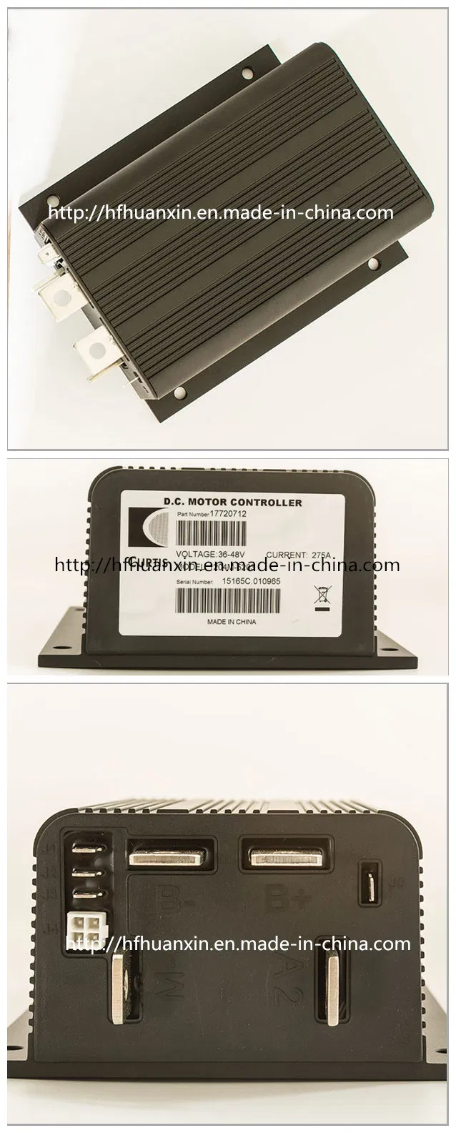 DC Motor Speed Controller 1204m-5203 36V 48V 275A Electric Rickshaw Bicycle Spare Parts