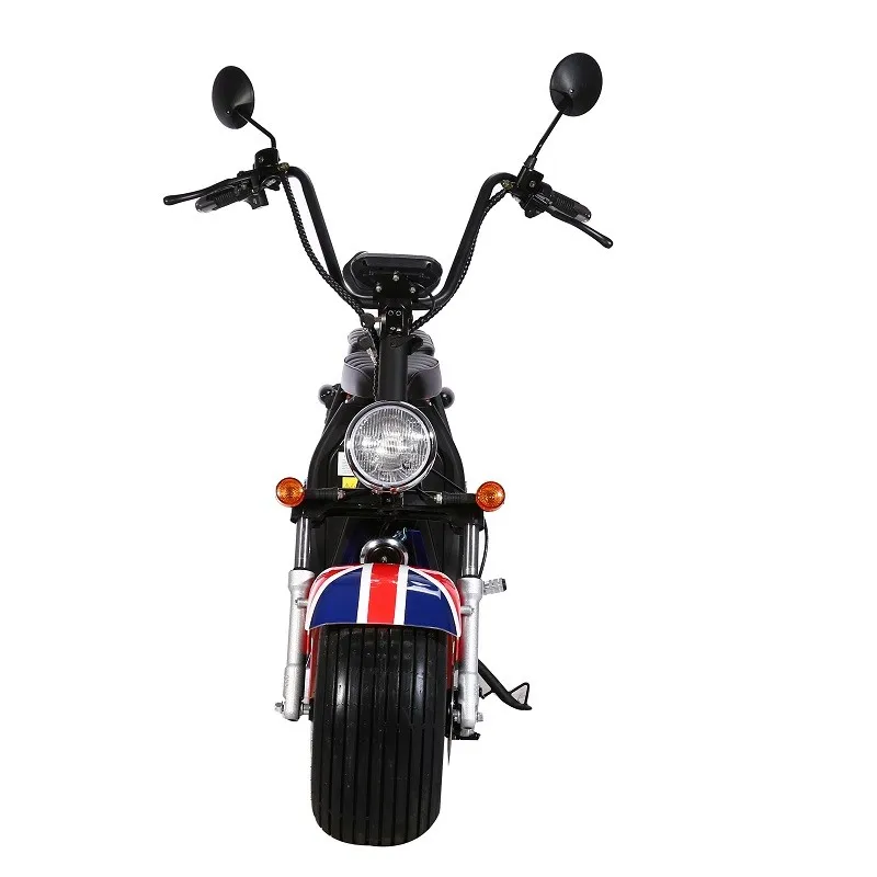 Dh0502 The Most Popular Fat Tire Two Wheel Halley Scooterelectric Citycoco