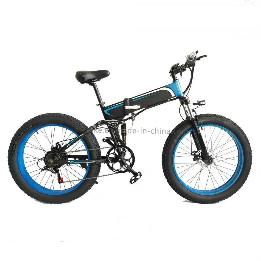 Dropshipping Cycle Fat Mountain Bikes Folding Ebike 350W Electric Bike Battery 48V