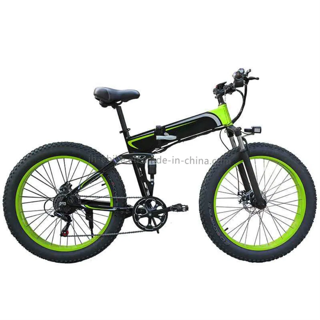 Dropshipping Cycle Fat Mountain Bikes Folding Ebike 350W Electric Bike Battery 48V