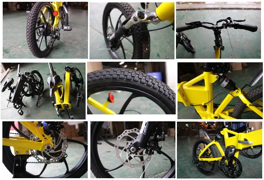 Dual Suspension Folding Electric Bicycle with LCD Display