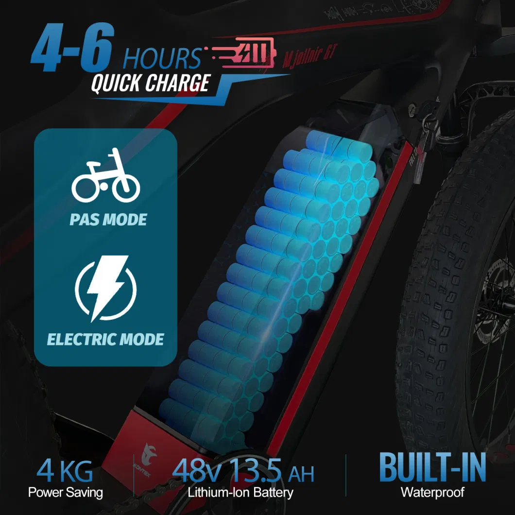 Ebike Fat Tire Cst 26*4.0 Carbon Electric Bike Electric Road Bike Bicycleold E Dirt Bike for Adults 45km/H Fast Speed