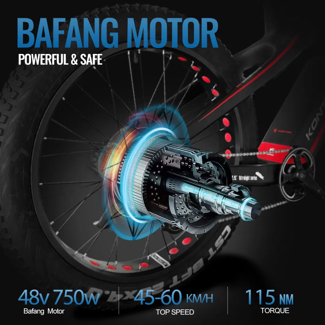 Ebike Fat Tire Cst 26*4.0 Carbon Electric Bike Electric Road Bike Bicycleold E Dirt Bike for Adults 45km/H Fast Speed