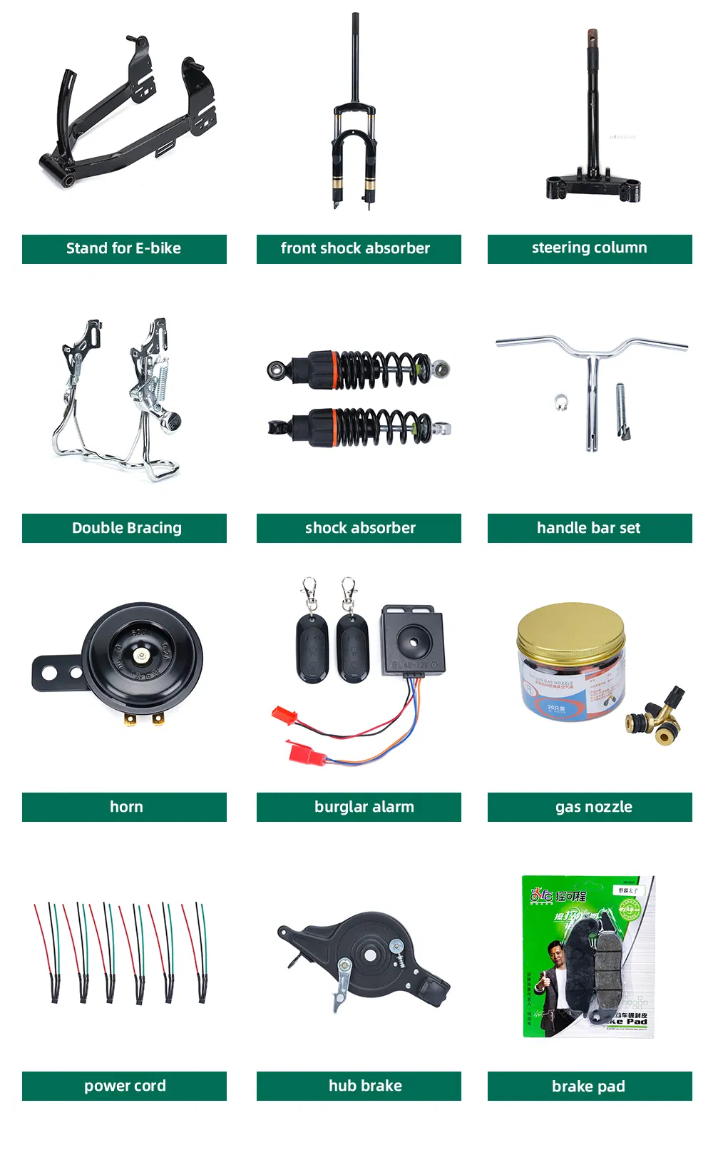 Ebike Hub Motor Electric Bike Kit Brushless Hub Motor Greenpedel 48V 450W Ebike Brushless Hub Motor Electric Bike Conversion Kit