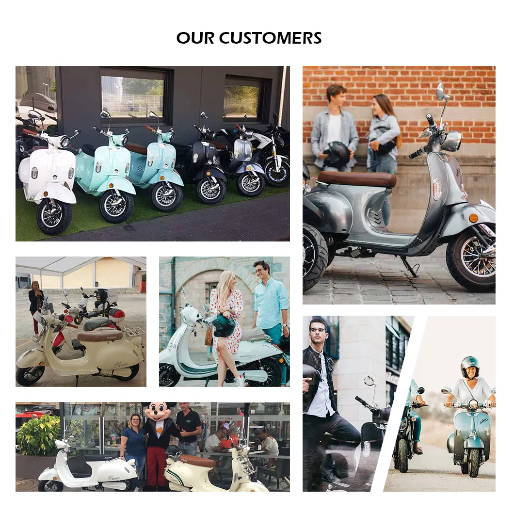 EEC Powerful 2000W High Quality Electric Motorcycle Vespa EV2000--Goldenlion