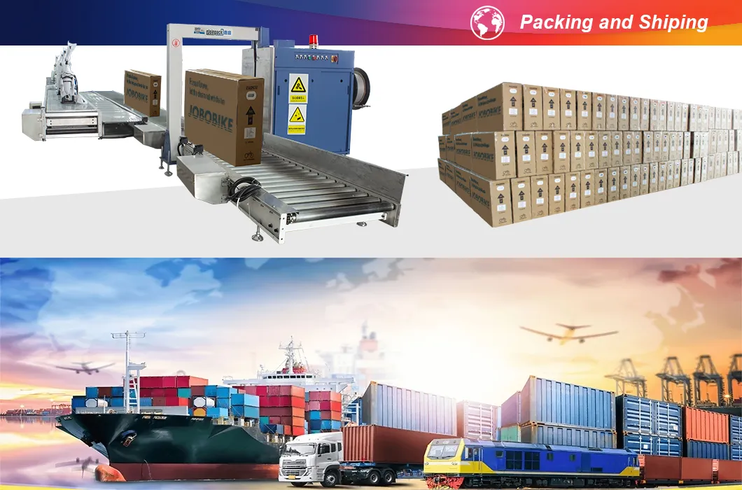 Electric Cargo Bicycle with Front Basket and Rear Rack