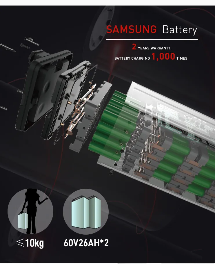 Electric Motorcycle with Brand Motor and Lithium Battery