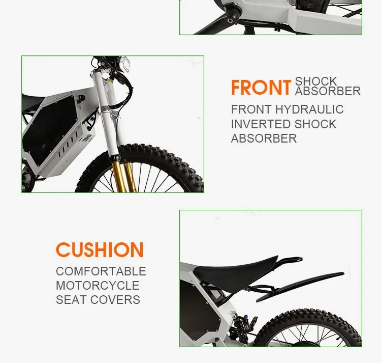 Electric Scooters 5000 Watts Power Sports off Road Bicycle Dirt Bike for Adults
