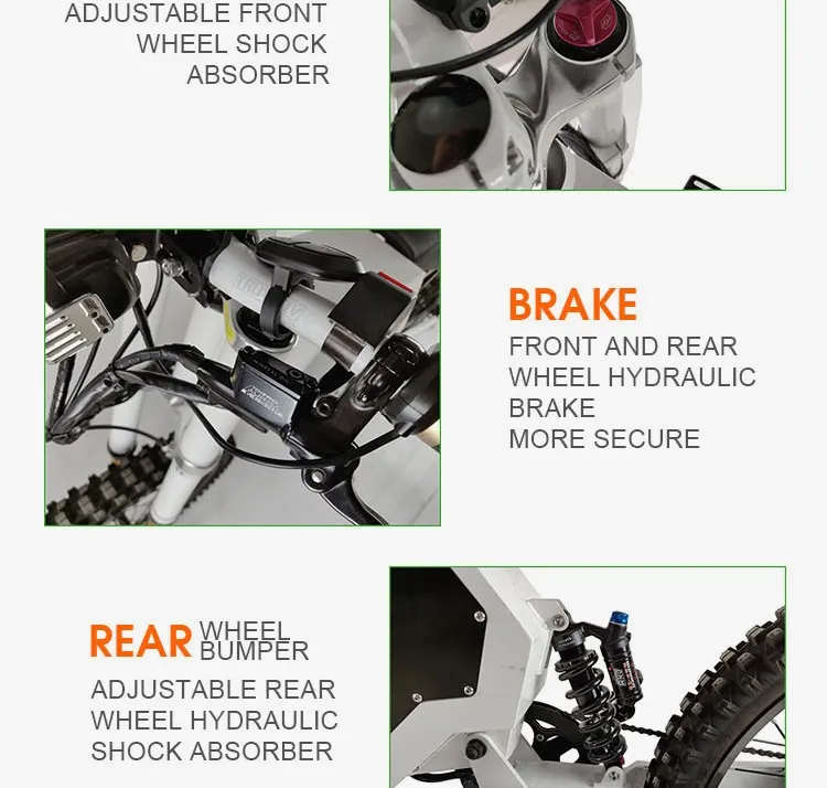 Electric Scooters 5000 Watts Power Sports off Road Bicycle Dirt Bike for Adults