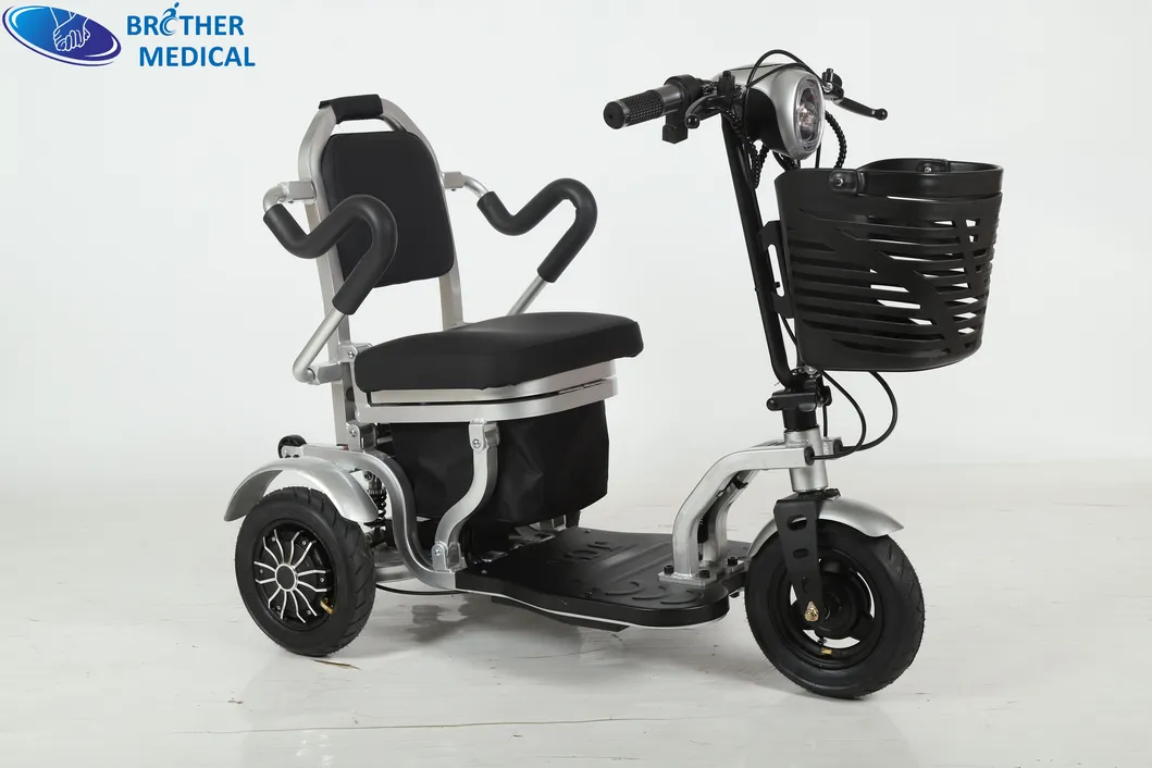 Electric Wheelchair Foldable Wheelchair Adjustable Wheel Chair for Disable