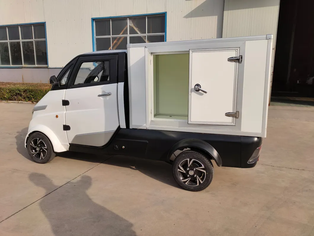 Enclosed 4 Wheel Express Moped Cargo Vehicle with EEC