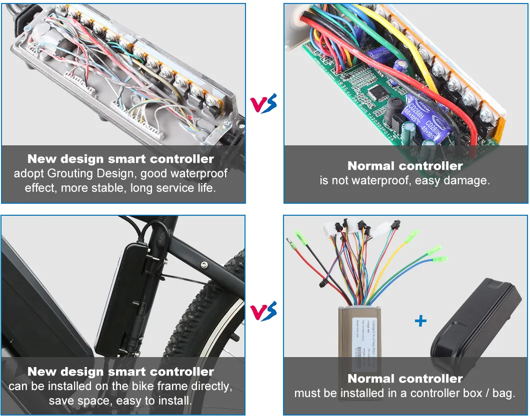 Factory Price 26 Inch Electric Bike Front Wheel Conversion Kit Bici Elettrica Con Batteria with Good Quality