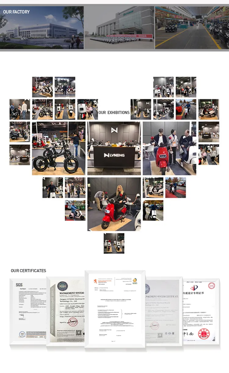 Factory Supply 3000W 2 Wheel EEC Electric Motorcycle for Adults with Double Lithium Battery