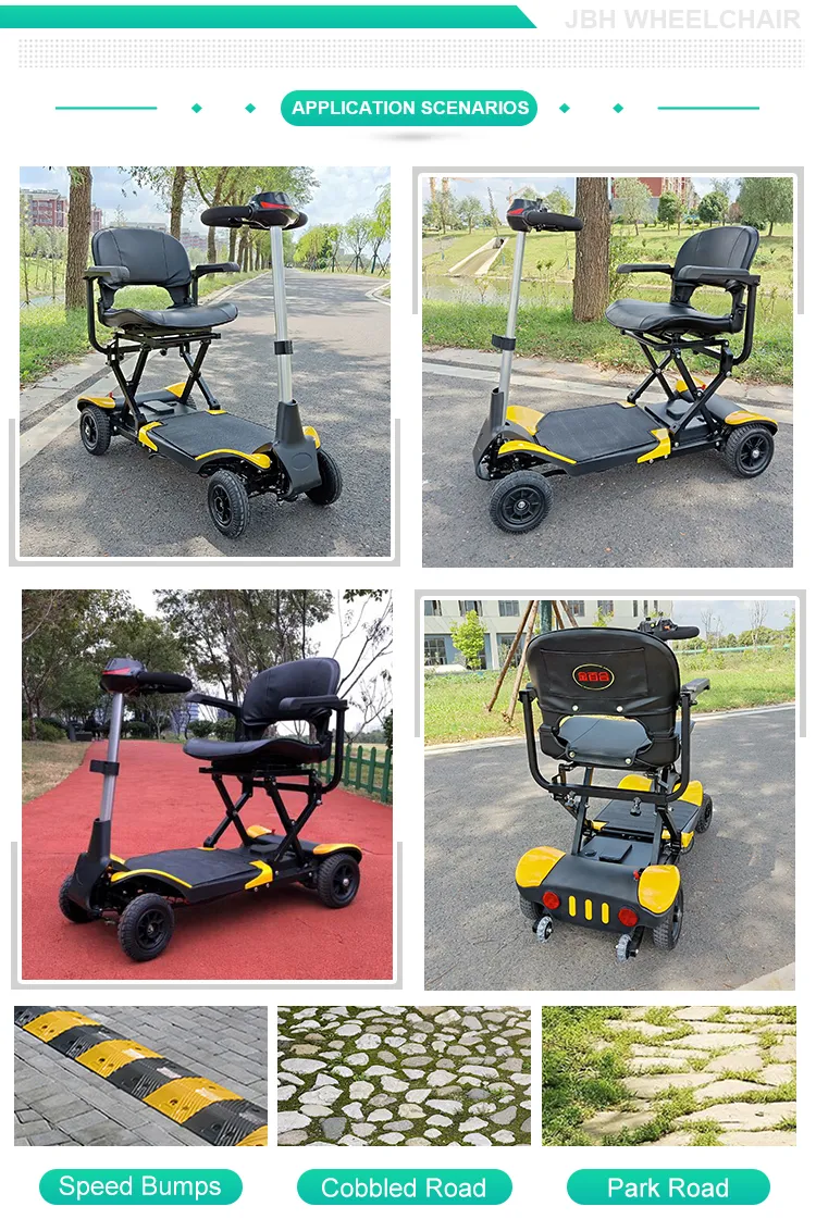 Four Wheel Automatic Electric Mobility Scooter with 2019 New Design