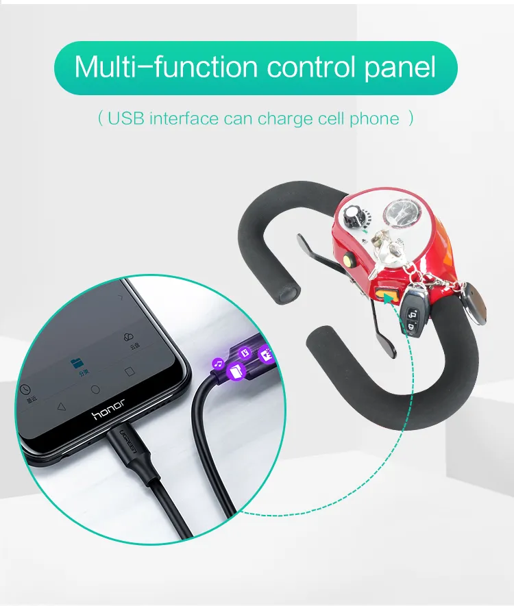 Four Wheels Portable Electric Mobility Scooter with Lithium Battery