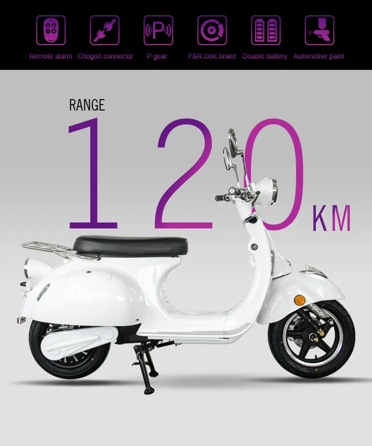 Goldenlion 2000W Classical Mobility Adults Powerful Scooter Electrico Electric Scooters