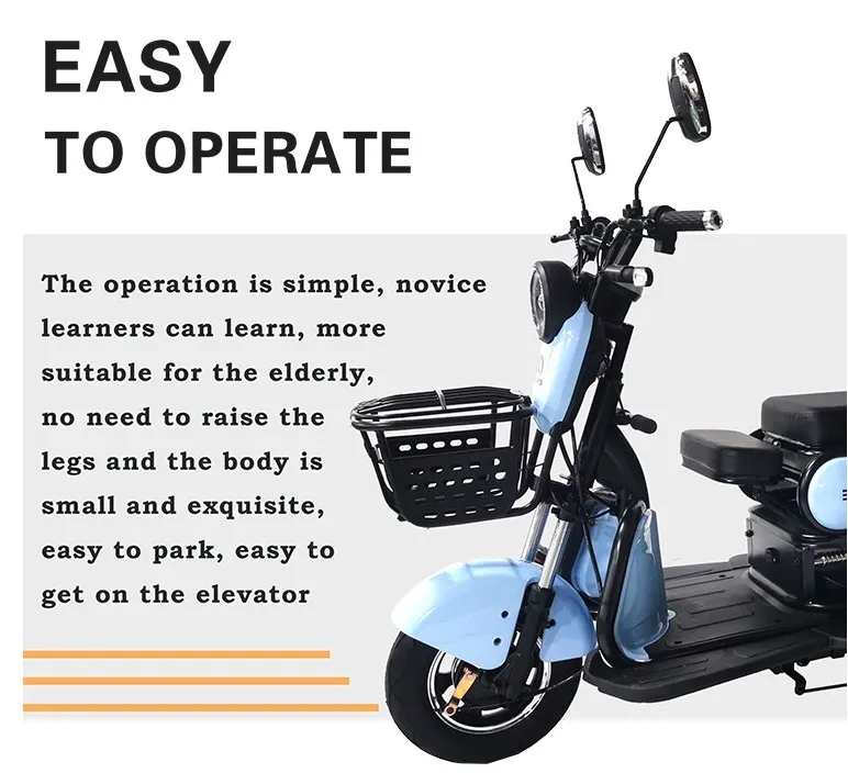 Good Quality Electric Tricycle with Children Seat for Adult Old People