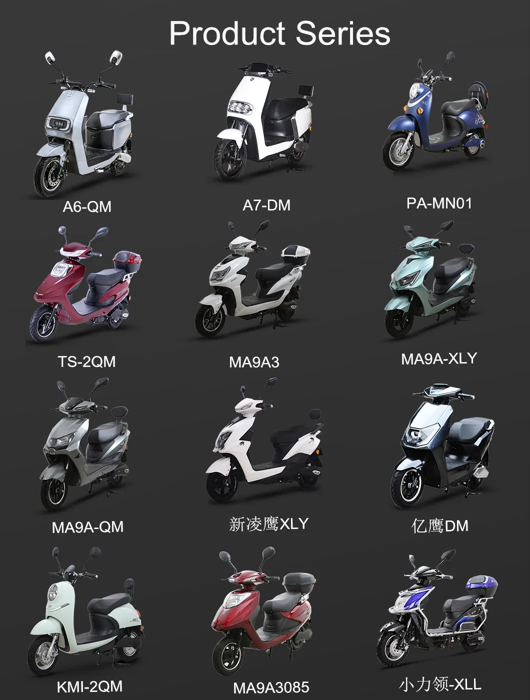 Good Quality Factory Directly 2000W Vespa Electric Motorcycle with Removeable Battery