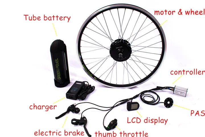 Greenpedel 36V 250W 350W 25kph E Bike Kit with Battery