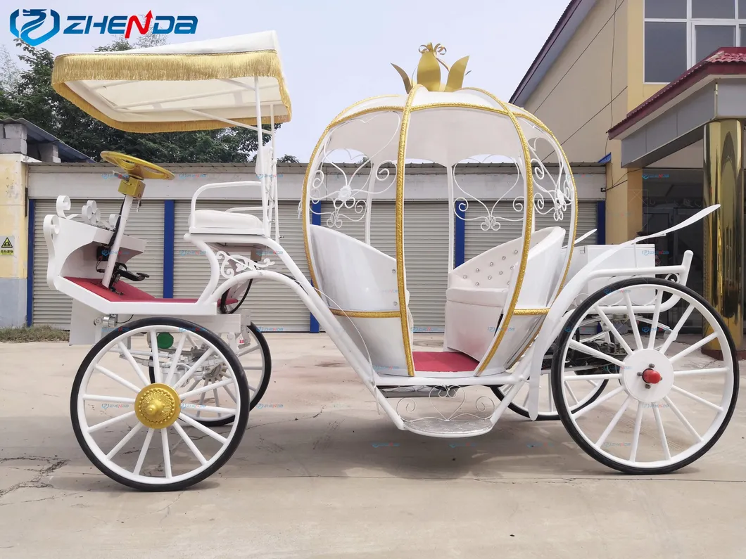 High Quality Christmas Pumpkin Carriage/Electric Royal Carriage/Horse Cart