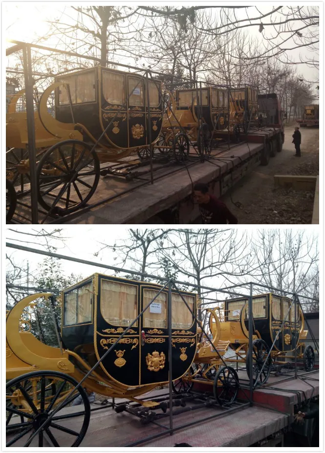 Historical Tours Luxury Design Horse Carriage Made in China